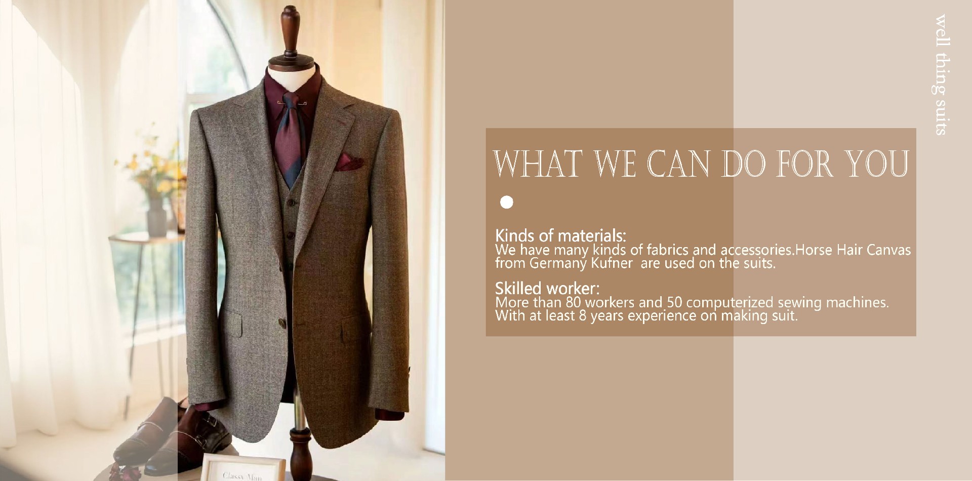 high quality men suits